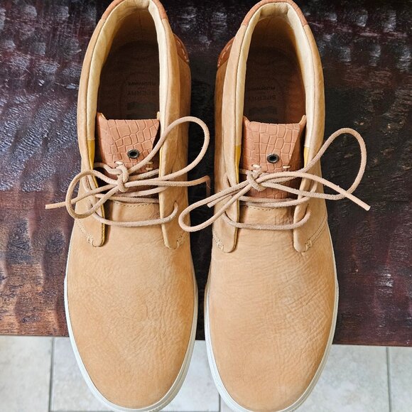 NWOT Sperry Men's Pluswave Ankle Boots, Tan, Sz 12 - Picture 2 of 16